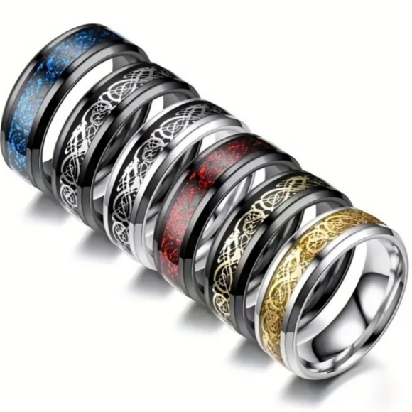 Other - Stainless Steel Rings 8mm - Wedding Bands, Engagement Rings, Costume Jewelry